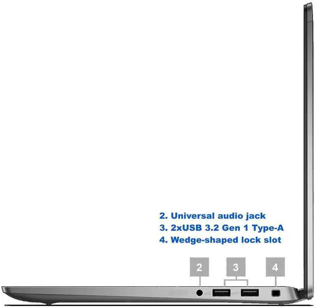Alt view image 2 of 5 - Dell Latitude 7450 14" FHD+ Ultralight Laptop, Intel Core Ultra 7-165H vPro, 32GB RAM, 2TB NVMe SSD, WiFi 7, BT, Webcam, HDMI, USB-C, Thunderbolt, Backlit Keyboard, Win 11 Pro