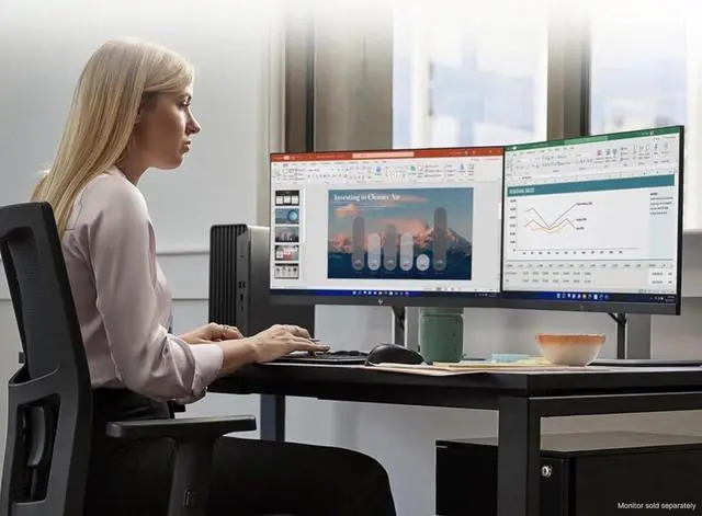 Alt view image 5 of 7 - HP ProDesk 400 G9 SFF Business Desktop PC, Intel Core i5-14500, 32GB DDR5 RAM, 1TB NVMe SSD, HDMI, DisplayPort, USB-C, Wi-Fi, Bluetooth, Windows 11 Pro, Compact Small Form Factor Computer