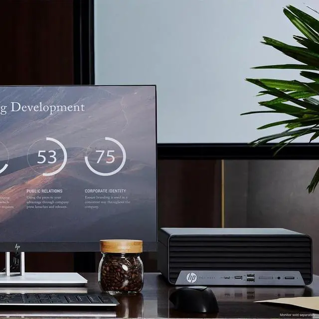 Alt view image 6 of 7 - HP ProDesk 400 G9 SFF Business Desktop PC, Intel Core i5-14500, 32GB DDR5 RAM, 1TB NVMe SSD, HDMI, DisplayPort, USB-C, Wi-Fi, Bluetooth, Windows 11 Pro, Compact Small Form Factor Computer