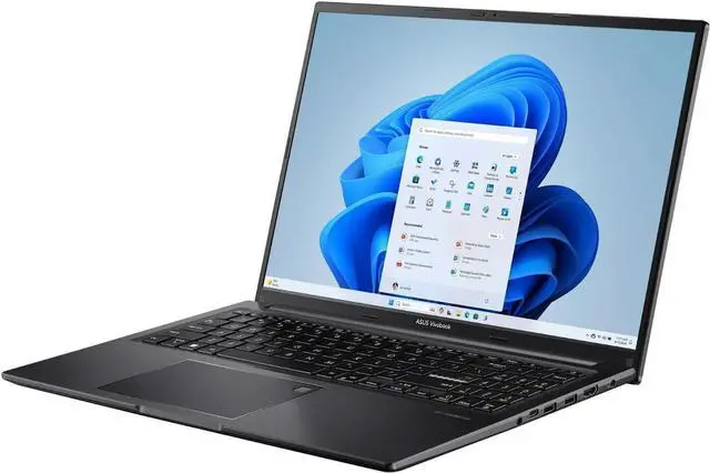 Alt view image 3 of 6 - ASUS VivoBook 16" WUXGA Laptop  Intel Core i7-1355U, 16GB RAM, 512GB SSD,HDMI, USB C, AX Wi-Fi, Bluetooth, Iris Xe Graphics  Black  Windows 11