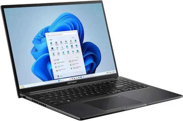 Alt view image 2 of 6 - ASUS VivoBook 16" WUXGA Laptop  Intel Core i7-1355U, 16GB RAM, 512GB SSD,HDMI, USB C, AX Wi-Fi, Bluetooth, Iris Xe Graphics  Black  Windows 11