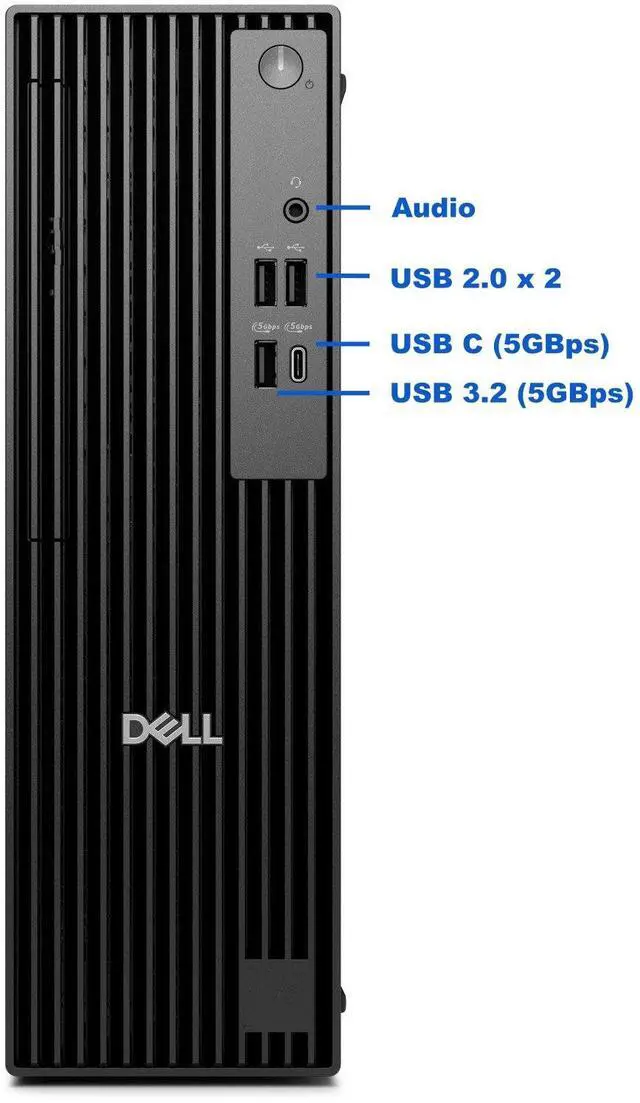 Alt view image 2 of 6 - Dell Pro Slim QCS1250 Desktop Computer Next-Gen OptiPlex Version, Intel Core i9-12900K, 64GB RAM, 2TB NVMe SSD,DisplayPort, HDMI, USB-C, Wi-Fi, Bluetooth, Windows 11 Pro - AI Copilot