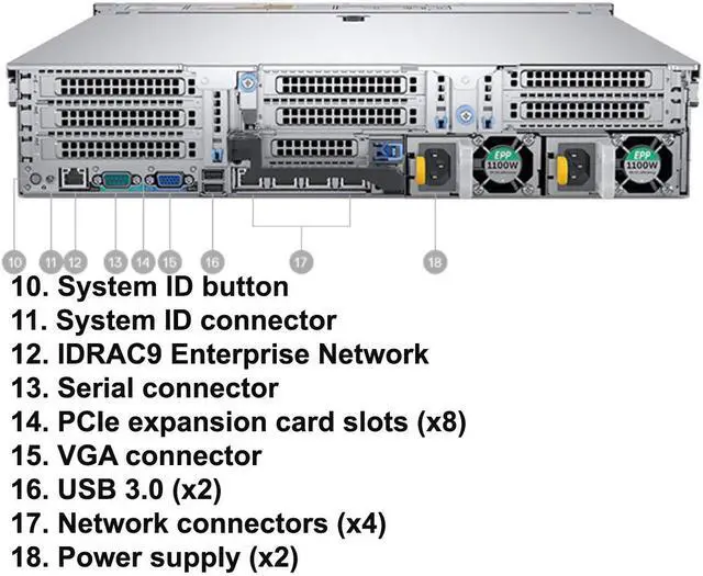 Alt view image 3 of 7 - Dell Precision 7920 Rack Server | Dual Intel Xeon Platinum 8260M (48 Cores Total) , 256GB RAM, 4x 4TB 2.5" SSD, Raid 5, USB, Windows Server 2025, High-Performance PC Workstation