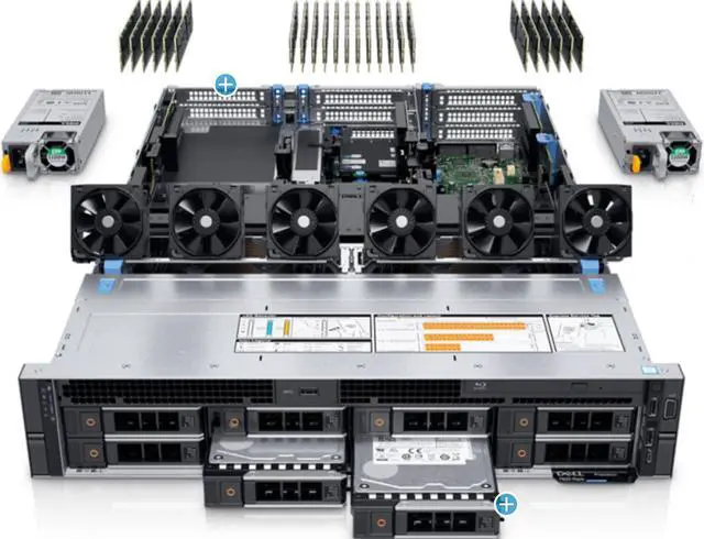 Alt view image 4 of 7 - Dell Precision 7920 Rack Server | Dual Intel Xeon Platinum 8260M (48 Cores Total) , 256GB RAM, 4x 4TB 2.5" SSD, Raid 5, USB, Windows Server 2025, High-Performance PC Workstation
