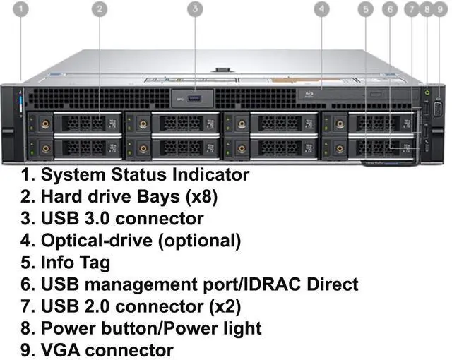 Alt view image 2 of 6 - Dell Precision 7920 Rack Server, Dual Intel Xeon Gold 6246 (24 Cores Total), 256GB RAM, 4x 4TB 2.5" SSD, Raid 5, Nvidia RTX A4000 16GB Graphics, Windows Server 2025, High-Performance PC Workstation