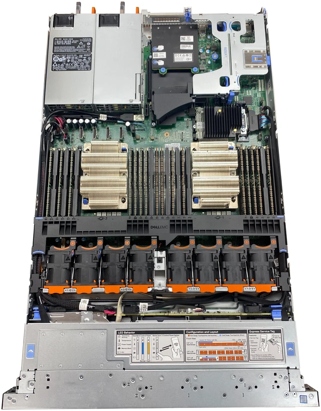 Alt view image 5 of 6 - Dell PowerEdge R640 Rack Server | Dual Intel Xeon Platinum 8260 (48 Cores Total), 512GB RAM, 4x 4TB 2.5" SSD, Raid 5, Nvidia RTX A1000 8GB, Windows Server 2025, High-Performance PC Workstation