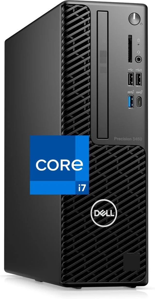 Main image of Dell Precision 3460 SFF Desktop, Intel Core i7-14700, 32GB DDR5 RAM, 1TB SSD, Intel UHD 770 Graphics, Wi-Fi 6E, Windows 11 Pro, D17S Business Workstation