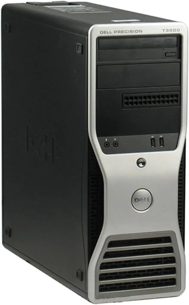 Main image of Dell Precision T3500 Workstation Computer- Xeon Quad-Core Intel -W3565 upto 3.46GHz, 12GB RAM, 1TB HDD, Dual Monitor Support WIFI, Windows 10 Pro 64-bit