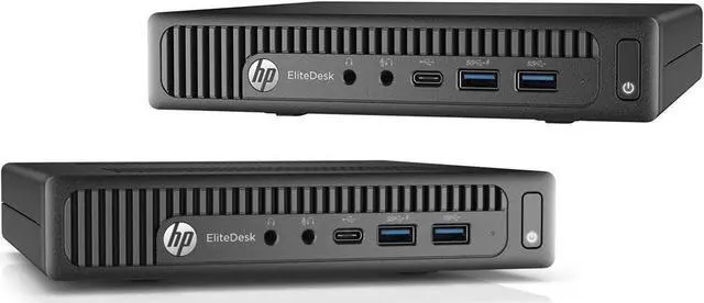 Alt view image 5 of 5 - HP EliteDesk 800 G2 Mini PC, Intel Quad Core i5-6500T Upto 3.10GHz, 16GB RAM, 256GB SSD, VGA, 2x DisplayPort, WiFi, Windows 10 Pro