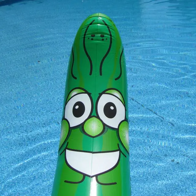 Alt view image 5 of 5 - Treasure Gurus Large Inflatable Pickle Swimming Pool Water Float Blow Up Toy Party Favor Novelty Prop
