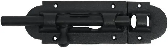 Alt view image 2 of 5 - Treasure Gurus Large Rustic Metal Barrel Bolt Sliding Barn Door Lock Security Deadbolt Latch Gate Hardware