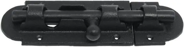 Alt view image 3 of 5 - Treasure Gurus Large Rustic Metal Barrel Bolt Sliding Barn Door Lock Security Deadbolt Latch Gate Hardware