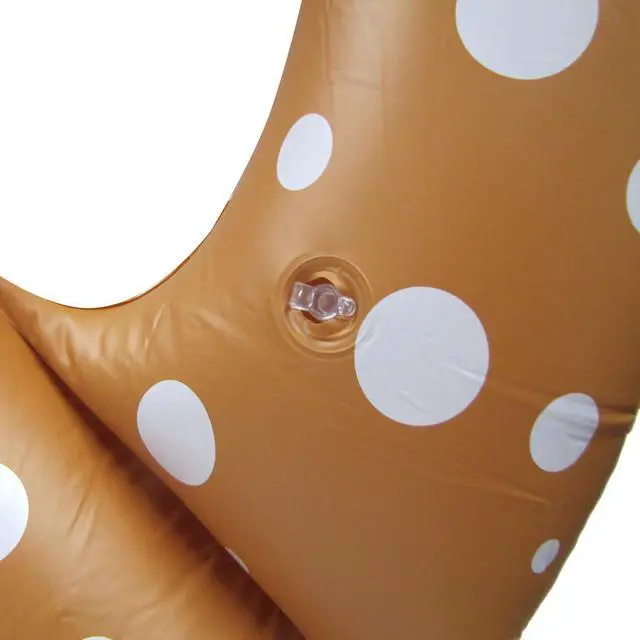 Alt view image 3 of 5 - Treasure Gurus Large 48" Inflatable Pretzel Swimming Pool Water Float Blow Up Toy Party Favor Raft Novelty Prop