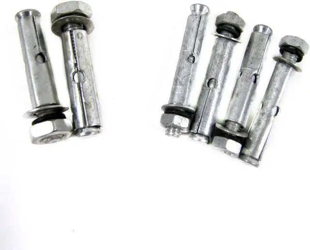 Alt view image 5 of 5 - Treasure Gurus 20pc Concrete Masonry Nut Bolt Anchor Sleeve Assortment DIY Home Project Hardware Kit