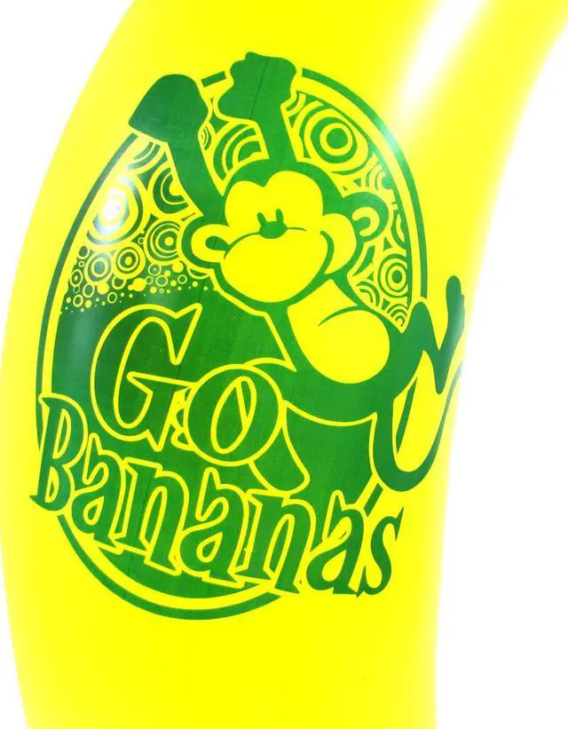 Alt view image 3 of 6 - Treasure Gurus 40" Large Inflatable Banana Swimming Pool Water Float Blow Up Toy Party Favor Novelty Prop