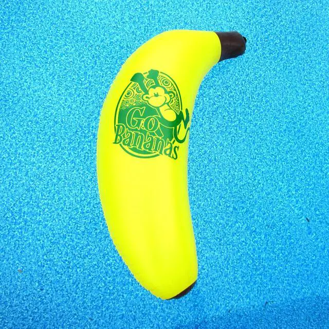 Alt view image 6 of 6 - Treasure Gurus 40" Large Inflatable Banana Swimming Pool Water Float Blow Up Toy Party Favor Novelty Prop