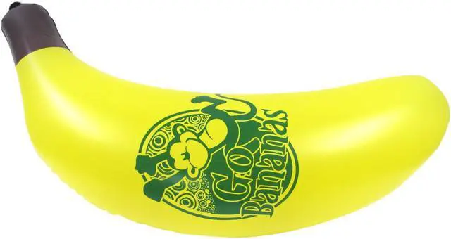 Alt view image 2 of 6 - Treasure Gurus 40" Large Inflatable Banana Swimming Pool Water Float Blow Up Toy Party Favor Novelty Prop