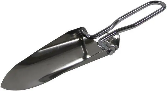 Alt view image 3 of 6 - Treasure Gurus Small Metal Folding Garden Trowel Pouch Outdoor Camp Gardening Shovel Survival Hand Tool