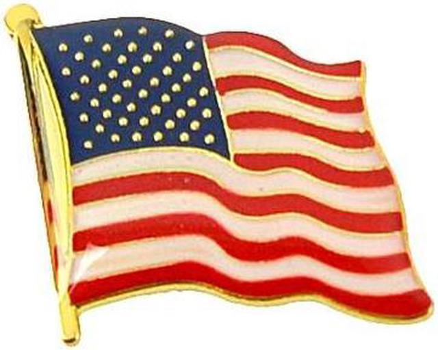 Enamel American United States Flag Jacket Lapel Hat Pin Patriotic Decor USA Gift Enamel American United States Flag Jacket Lapel Hat Pin Patriotic Decor USA Gift