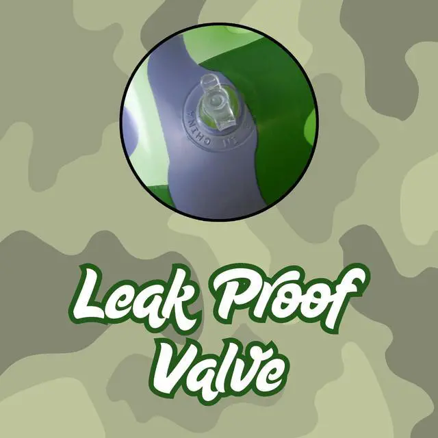 Alt view image 3 of 7 - Camo Rifle Pool Inflatable Prop - Ideal for Birthday Party Favors, Swimming Pool Floats for Kids, Military Props - Kids Hunting Essentials, Fake Gun Sling for Rifle - Camouflage Decorations Green 30"