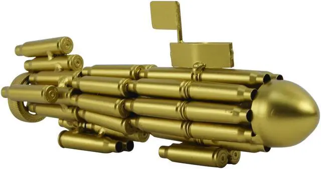 Main image of Gun Bullet Casings Shells Shaped Model Navy Diving Sub Submarine Military Gift