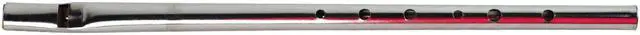 Alt view image 2 of 2 - Nickel Plated Tin Penny 6 Six Hole Generation Whistle Folk or Irish Flute