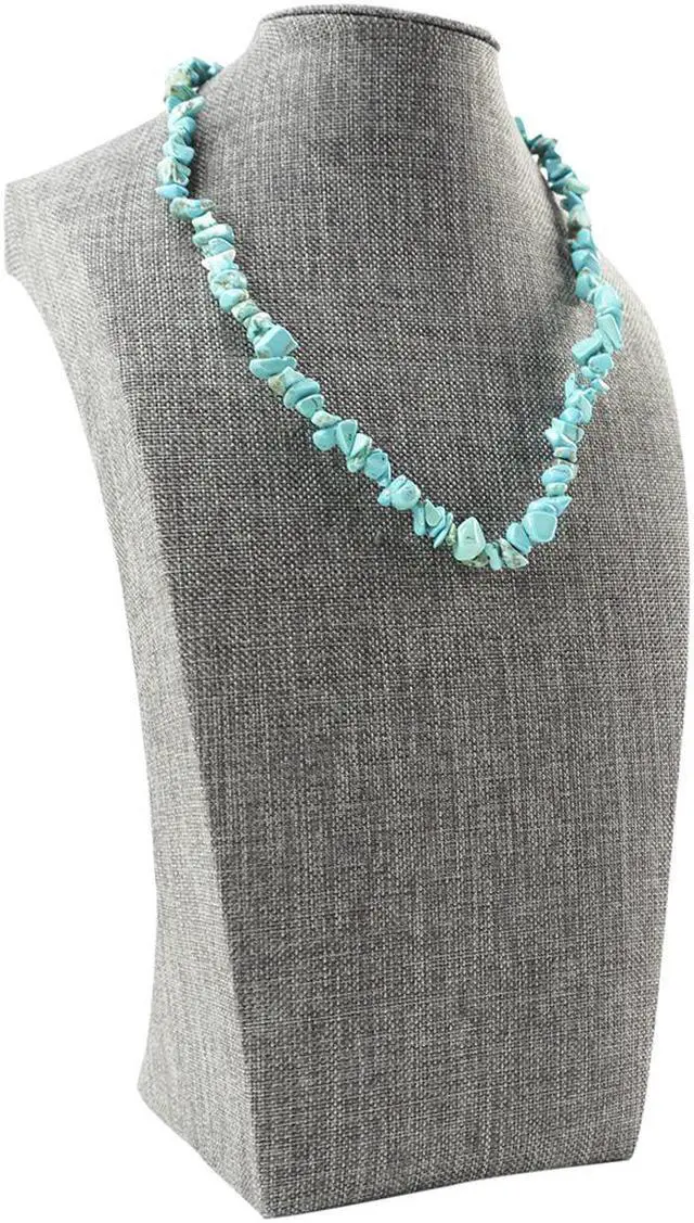 Alt view image 3 of 4 - Treasure Gurus Turquoise Bead Gemstone Necklace Reiki Healing Stone Womens Chakra Fashion Jewelry