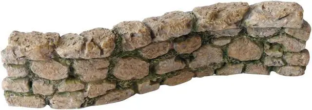 Main image of Treasure Gurus Miniature Cobblestone Rock Wall Fairy Garden Ornament Dollhouse Decor Accessory