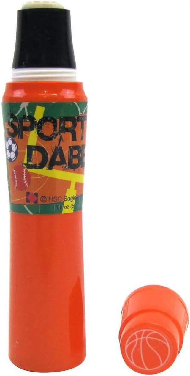Alt view image 4 of 4 - Treasure Gurus Fast Dry Orange Basketball Bingo Dauber Bright Ink Sports Dot Art Dabber Vibrant Color Marker
