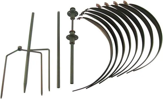 Alt view image 5 of 5 - Treasure Gurus Double Blade Kinetic Wind Spinner Huge Garden Yard Art Rustic Lawn Decor