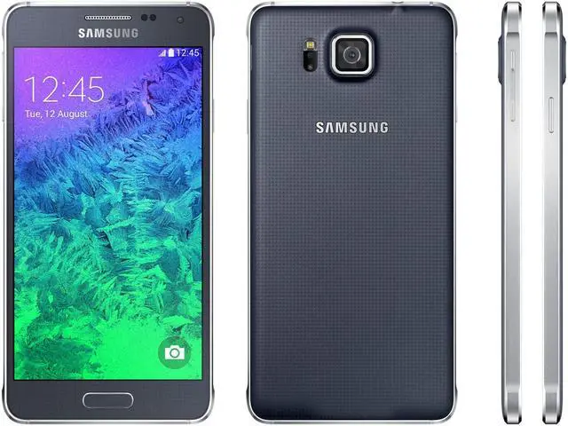 Main image of Samsung Galaxy Alpha G850a 32GB Unlocked GSM 4G LTE Quad-Core Smartphone - Black