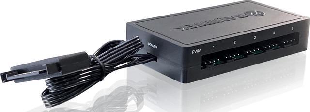 Alt view image 3 of 7 - ARGB-PWM CONTROL SET, a control hub of 5V ARGB & PWM function, it provides to take full control of your systems ARGB and PWM, comes with a hub, remote controller, connecting cable, super Magnetic pad
