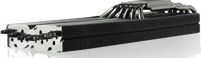 Alt view image 4 of 7 - RAIJINTEK MORPHEUS 8057 - Superior High-End VGA Cooler (TDP 360W) for NVDIA 2080 & AMD 5700, 12* 6mm Heat-Pipe & 129 fins, copper heat-sink for chip cooling, Fan clip options for 12025 & 12013 fans