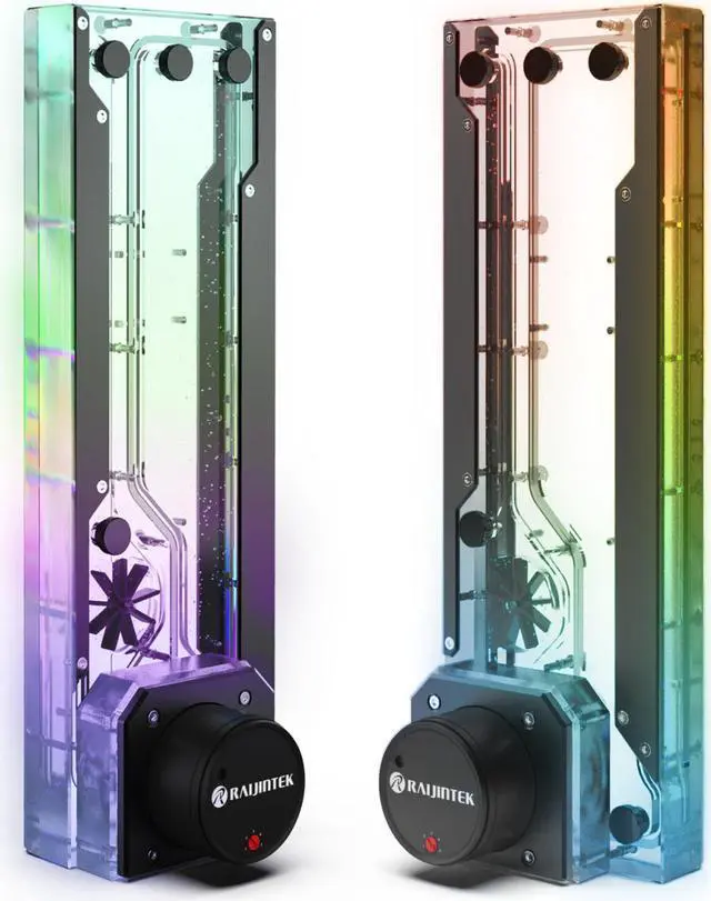 Alt view image 2 of 4 - RAIJINTEK ACHERON 360 D5 RBW, a water cooling Distribution-plate PUMP & 5V ARGB LED, High quality PMMA (Crystal clear), Easy mounting and connection in building loop, CPU, GPU, radiator & more DIY