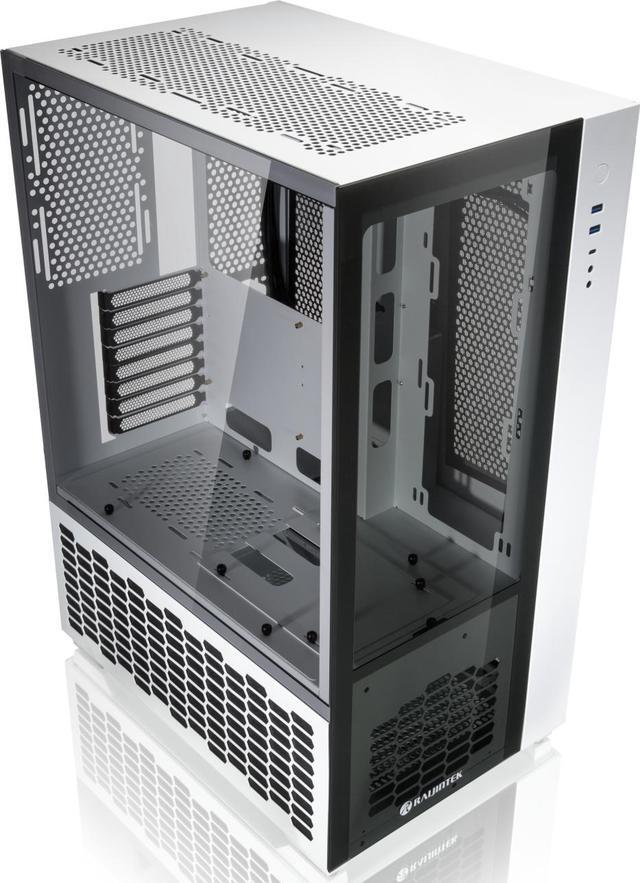 Alt view image 2 of 7 - RAIJINTEK PAEAN PREMIUM WHITE supports ATX M/B, amazing compatibility of max. 12 fans (12025) & 1×14025 fan at the rear. 2×2.5" SSD or 2×2.5" HDD or 2×3.5" HDD, 430mm VGA card, Type C×1 + USB3.0×2.