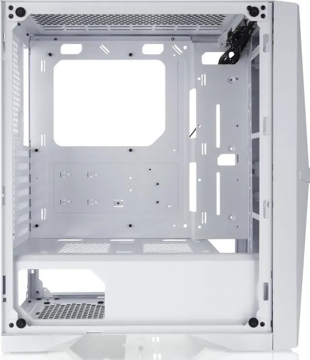 Alt view image 3 of 6 - RAIJINTEK SILENOS MS PRO WHITE, a ATX Tower  case with Mesh at Front and Tempered Glass (4.0mm) side panel , Comes with Pre-installed 2pcs ARGB 200mm Fans at Front and 1pcs 120mm ARGB fan at Rear