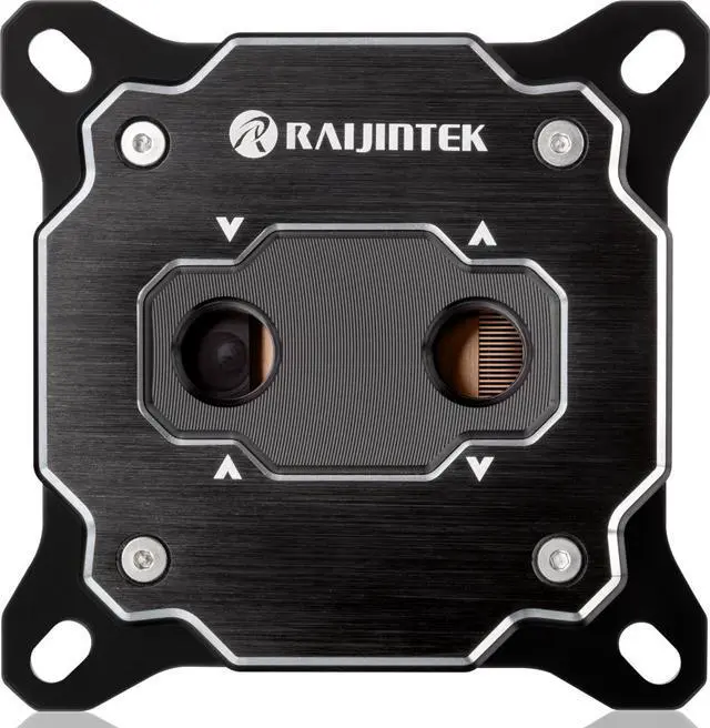Alt view image 3 of 6 - RAIJINTEK FORKIS ELITE, a CPU water block with ARGB LED light, Full copper material melted by alloying brazing. With adapting 3D micro-fin structure, G1/4” thread, Nickel-plated & mirror polishing.