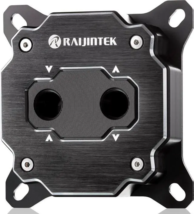 Alt view image 2 of 6 - RAIJINTEK FORKIS ELITE, a CPU water block with ARGB LED light, Full copper material melted by alloying brazing. With adapting 3D micro-fin structure, G1/4” thread, Nickel-plated & mirror polishing.