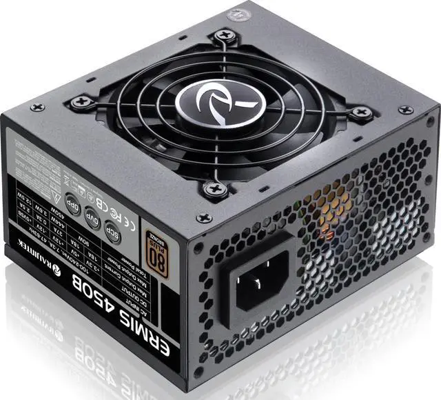 Main image of RAIJINTEK ERMIS series, ERMIS 450B, a 450W SFX PSU with 80 PLUS BRONZE.