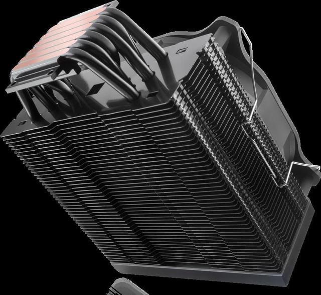 Alt view image 6 of 7 - RAIJINTEK ELEOS 12 EVO RBW, an air cooler with 6* performing 6mm heat-pipes, a 12025 silently ARGB PWM fan, Compatible with INTEL LGA 1700, 5V ARGB top cover, multi-Socket mounting kits, User friendly