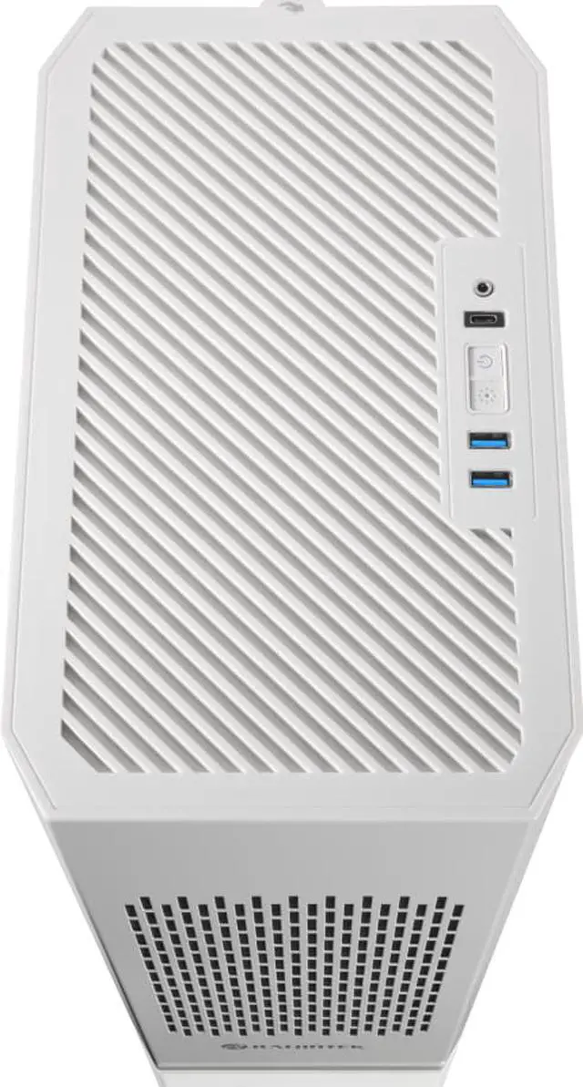 Alt view image 6 of 7 - RAIJINTEK OPHION ELITE WHITE, a Mini-ITX ARGB case smallest built with max. possibility of high-end, gaming, components, supports 320mm VGA, 5*2.5 HDD/ SSD, Max. 7 fans, ATX PSU, and cable management