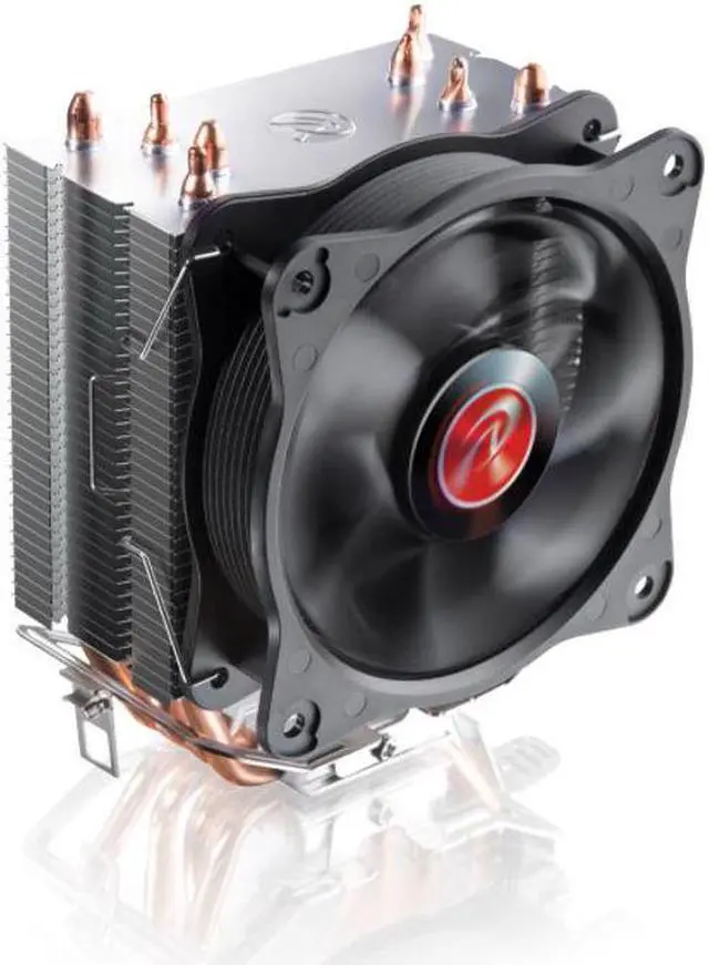 Main image of RAIJINTEK AIDOS II, a high performing, stable and superb quality air cooler, TDP 140W, with 4* 6mm heat-pipes, a 10025 PWM fan, Friendly installation, Compatible with INTEL and AMD CPU at market.