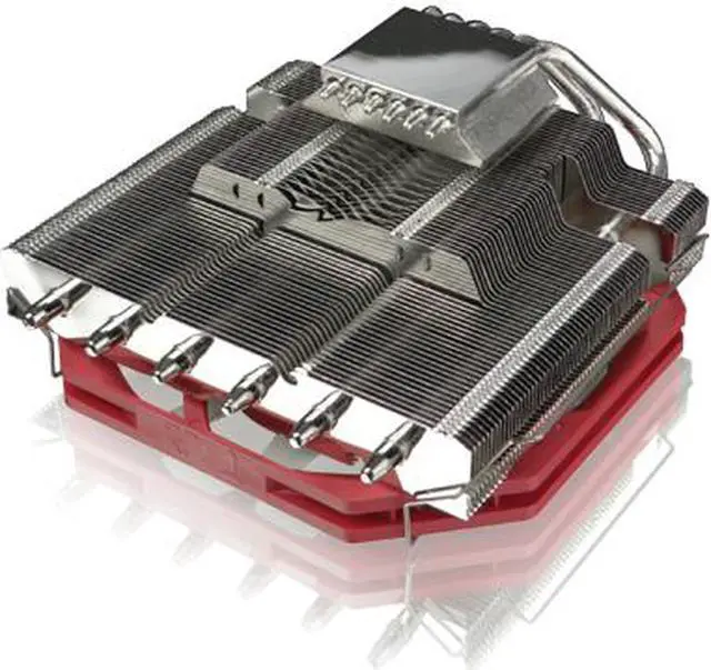 Alt view image 5 of 7 - RAIJINTEK PALLAS, High-End Low Profile CPU Cooler, 6pcs 6mm Heat-Pipe, Slim 14013 PWM Fan, Fully Nickel Plating, Copper Base, Total 68mm Heigth Including Fan, Supports Intel & AMD Modern CPU Sockets