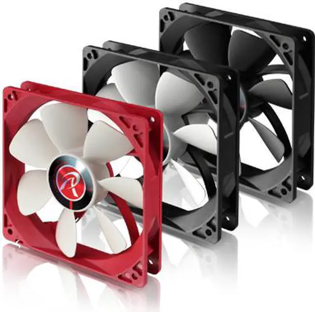 Alt view image 3 of 3 - RAIJINTEK BOREAS ß-BW, 120mm x 25mm, 4pin PWM function, PC Case Fan, Cooling System Fan