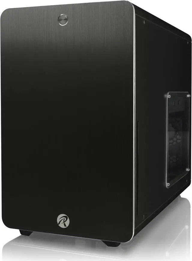 Alt view image 2 of 8 - RAIJINTEK STYX BLACK, Alu Micro-ATX Case - Compatible With Regular ATX Power Supply, Max. 280mm VGA Card, 180mm CPU Cooler, Max. 240mm Radiator Cooling On Top, with A Drive Bay For Slim DVD On Side