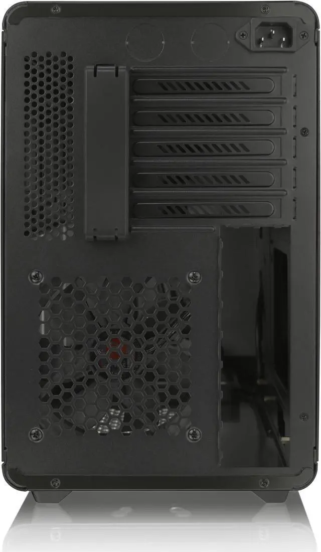 Alt view image 4 of 8 - RAIJINTEK STYX BLACK, Alu Micro-ATX Case - Compatible With Regular ATX Power Supply, Max. 280mm VGA Card, 180mm CPU Cooler, Max. 240mm Radiator Cooling On Top, with A Drive Bay For Slim DVD On Side