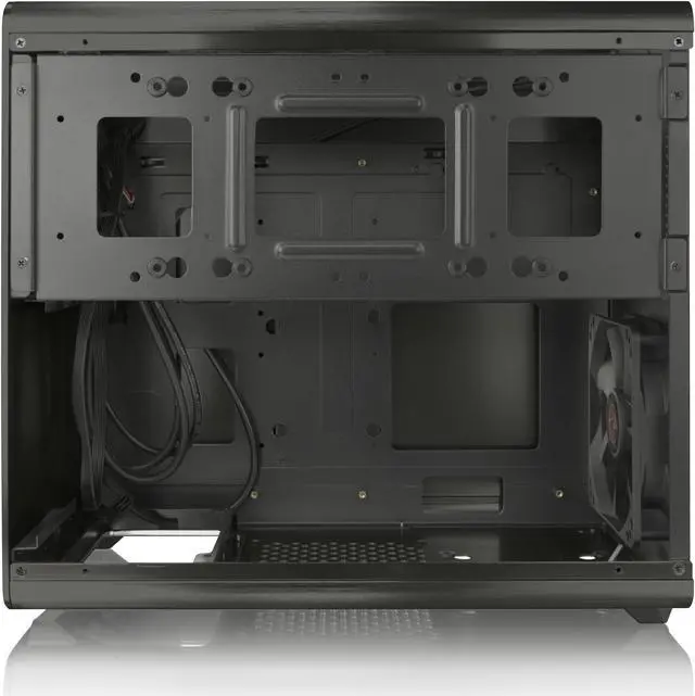 Alt view image 5 of 8 - RAIJINTEK STYX BLACK, Alu Micro-ATX Case - Compatible With Regular ATX Power Supply, Max. 280mm VGA Card, 180mm CPU Cooler, Max. 240mm Radiator Cooling On Top, with A Drive Bay For Slim DVD On Side