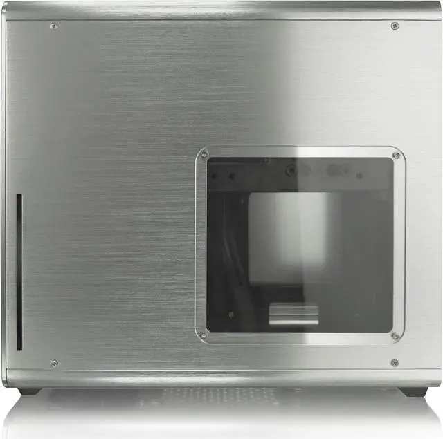 Alt view image 7 of 7 - RAIJINTEK STYX Silver, Alu Micro-ATX Case, Compatible With Regular ATX Power Supply, Max. 280mm VGA Card, 180mm CPU Cooler, Max. 240mm Radiator Cooling On Top With A Drive Bay For Slim DVD On Side