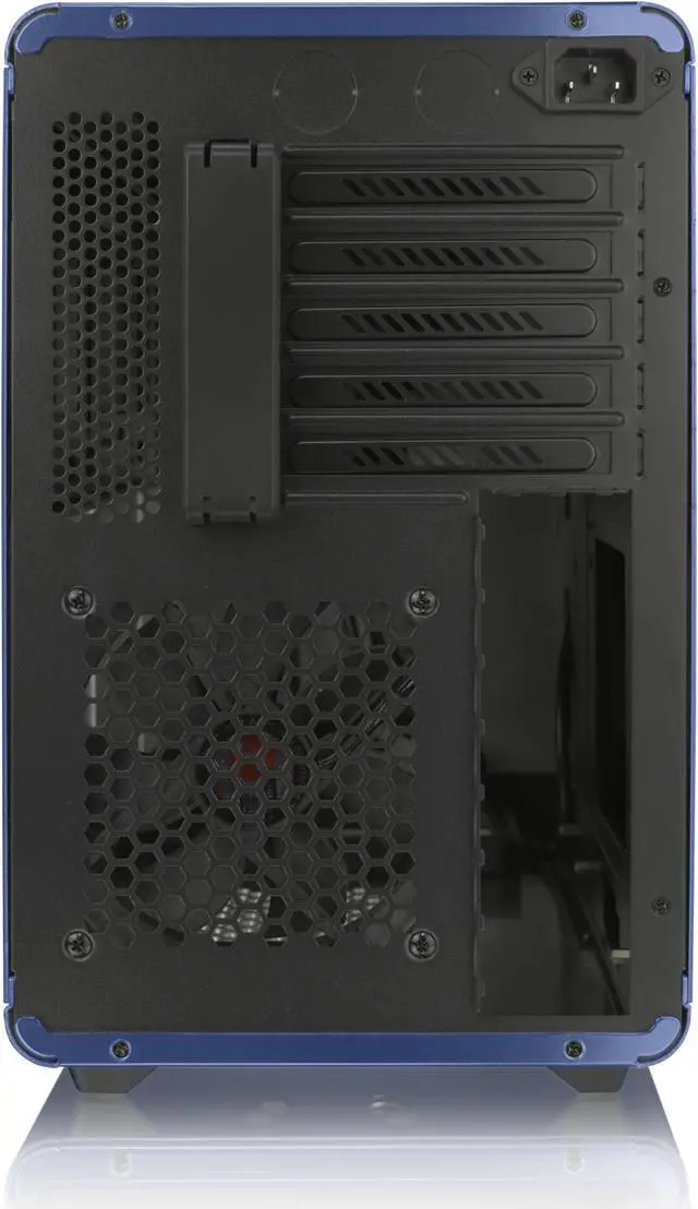 Alt view image 4 of 7 - RAIJINTEK STYX BLUE, Alu Micro-ATX Case, Compatible With Regular ATX Power Supply, Max. 280mm VGA Card, 180mm CPU Cooler, Max. 240mm Radiator Cooling On Top With A Drive Bay For Slim DVD On Side