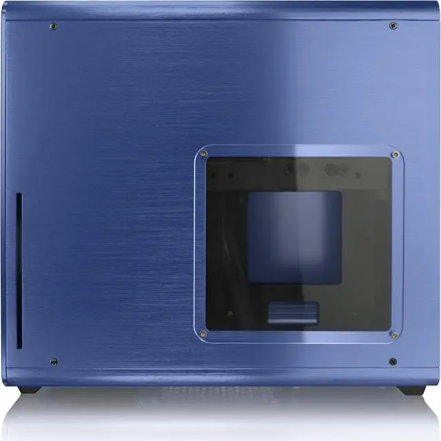 Alt view image 3 of 7 - RAIJINTEK STYX BLUE, Alu Micro-ATX Case, Compatible With Regular ATX Power Supply, Max. 280mm VGA Card, 180mm CPU Cooler, Max. 240mm Radiator Cooling On Top With A Drive Bay For Slim DVD On Side